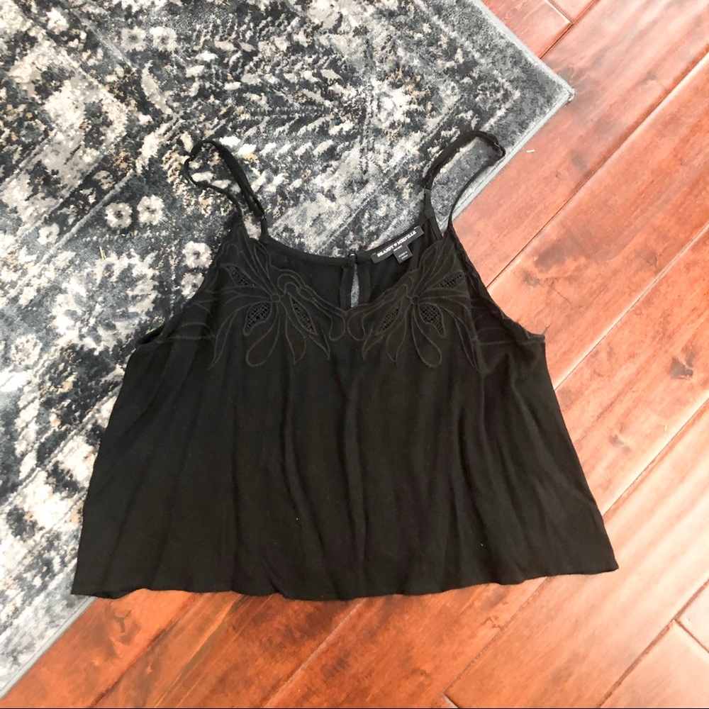 brandy melville black tank top